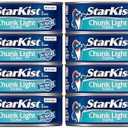 StarKist Chunk Light Tuna in Water, 5 oz (8 Pack) Canned Tuna Fish, Wild Caught, Gluten Free, Ready to Eat, Perfect for Salads, Keto Meals and Snacks, with 20g Protein & 90 Calories Per Serving, Best By: 04/23/2025