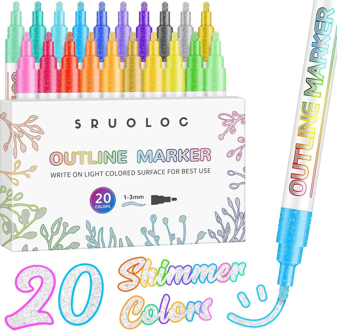 SRUOLOC Acrylic Paint Markers for Rock Painting