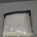 100% Blackout Shield Linen Blackout Curtains for Bedroom 96 Inches Long, Back Tab/Rod Pocket Living Room Drapes, Thermal Insulated Blackout Curtains 2 Panels Set, 50" W x 96" L, Beige