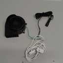 Saillong Air Blower for Inflatables, Air Fan Blower Replacement Motor for Garden Yard Lawn Inflatable Decor, 1.0A Fan for Halloween Christmas Day Inflatables Decor, 12V/ 1.0A Adapter(Classic)