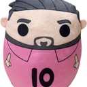 Cartoon Soccer Star with Soccer Jersey 10 Plush Figure Toy Number 10 Soccer Player Plush Pillow