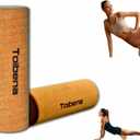 Foam Roller Physical Therapy/Natural Eco-Friendly Cork Roller/High-Density deep Tissue Massage Roller/Stretching Roller Yoga & Travel Friendly (12 * 4 Inch)
