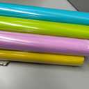 Skyygemm 6 Rolls Bulletin Board Paper Fade Resistant Colored Bulletin Board Paper Roll Bulk for Art Decor Drawing Craft Painting(4 x 24 ft, Neon)