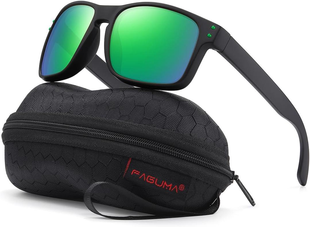 FAGUMA Polarized Sunglasses For Men Women Driving Fishing Running UV400 Protection