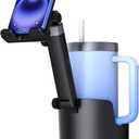 Vitog 2-in-1 Phone Holders for Your Car, Universal Cup Holder Phone Holder with 360 Rotation & Long Arm Mount, Car Phone Holder Compatible with iPhone, Samsung, All 4.0-14.0" Phones & Tablets