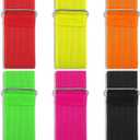 6 Pcs Three 3 Legged Races Bands Colorful Elastic Rope Firm Elastic Bands Races Band for Adults Outdoor Team Building Games