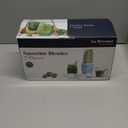 La Reveuse Personal Size Blender 250 Watts Power for Shakes Smoothies Seasonings Sauces with 1 Piece 15 oz Cup,1 Piece 10 oz Mug,BPA-Free (Sky Blue)