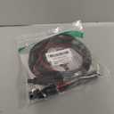 Bateria Power 10 Feet Solar to XT60 Extension Cable, 12AWG Solar Panel Connector to XT60 Charge Adapter for Connecting to Portable Power Station, RV, EcoFlow, Anker, BLUETTI & Generator (Black&Red 12AWG)