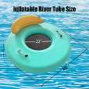 TONKOUM Heavy Duty 4ft River Tube Inflatable Float Lounger Chair for Adults
