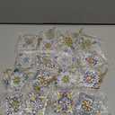 Soulchen 16 Pcs Talavera Mexican Tile Christmas Ornaments Bulk Adornos De Navidad Funny Hanging Christmas Tree Ceramic Colorful Decor Indoor for Xmas Tree Decoration Mexican Gift