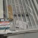 Babelio 36" Tall Baby Gate, PressGuard P7, 29-55" Auto Close Pressure Mounted Dog Gate for Doorways & Hallway, Basics Easy Walk Thru Pet Gate, Extra Wide Metal Child Gate, White