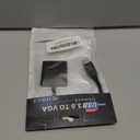 USB to VGA Adapter, USB3.0/2.0 to VGA Adapter Multi-Display Video Converter Full HD 1080P External Video Card Multi Monitor, Desktop, Laptop, HDTV, Monitor, Projector (Windows 10/8.1/8/7)