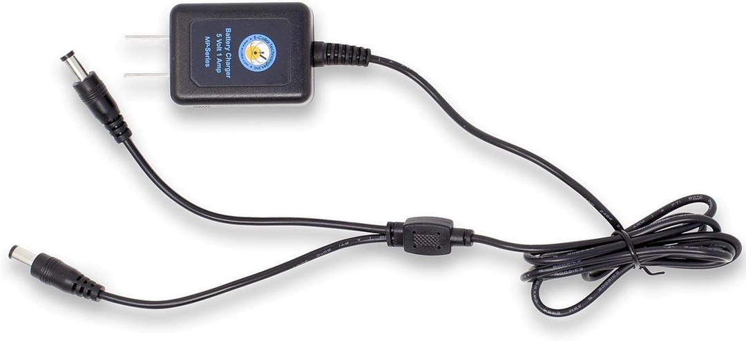 Educator CHARGER-300/400 Dual Lead Charger for Series 300, 400 and BP-504 Barkless Training Collars with Round Charging Ports, Black