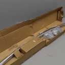 Chrsouly Adjustable Curved Shower Rod, 42-72 inches Extra Wide Shower Curtain Rod, Rust proof, Premium Stainless Steel, Curved Shower Curtain Rod for Bathroom, Need to Drill, Silver