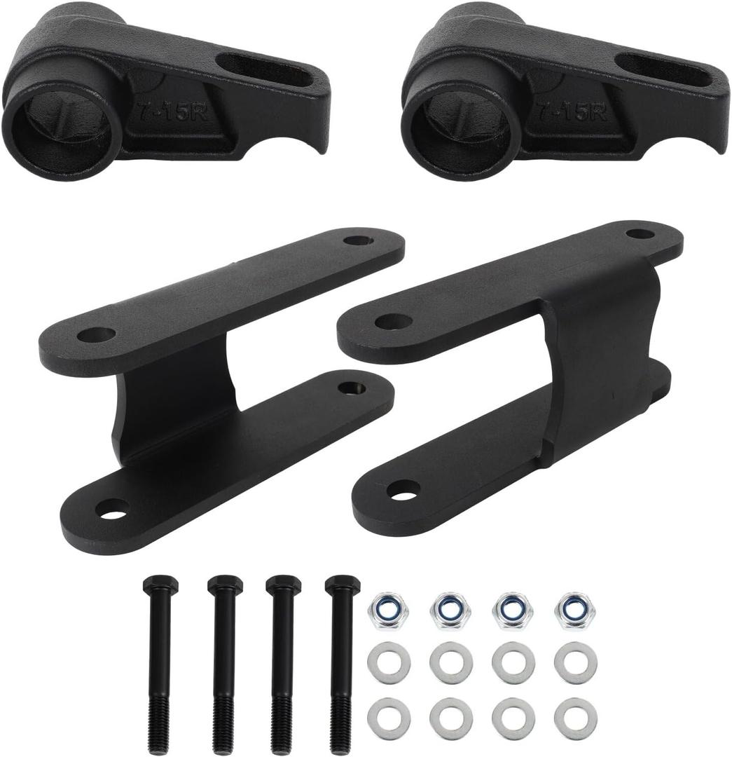 ECCPP 1-3 inch Front and 2 inch Rear Leveling Lift Kits for Chevrolet Colorado 2004-2012 for GMC Canyon 2004-2012 Raise Forged Aluminum Strut Spacers