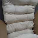 QemoraHome Indoor Adirondack Chair Cushion with Non-Slip Bottom Strap, Comfortable Seat Pad for Indoor Rocking Chairs and Adirondack Furniture (Indoor Brown), 
Size	44 inches x 19 inches x 4 inches