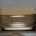 Mikasa Garden of Petals Bone China Lightweight Chip Resistant 12 Piece Dinnerware Set, Service for 4, White