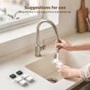 GIOTOHUN Cat Water Fountain Filter Replacement: 12 Cat Fountain Filter - 12 Pet Fountain Filter - 6 Carbon Filters & 6 Foam Filters - Suitable for GIOTOHUN Stainless Steel Cat Fountain S11