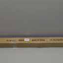 Heavy Duty Curtain Rods, 1 1/8 Inch Diameter Single Curtain Rod 72-144Inch(6-12ft) Extendable Length with End Caps Adjustable Modern Brackets-Warm Gold