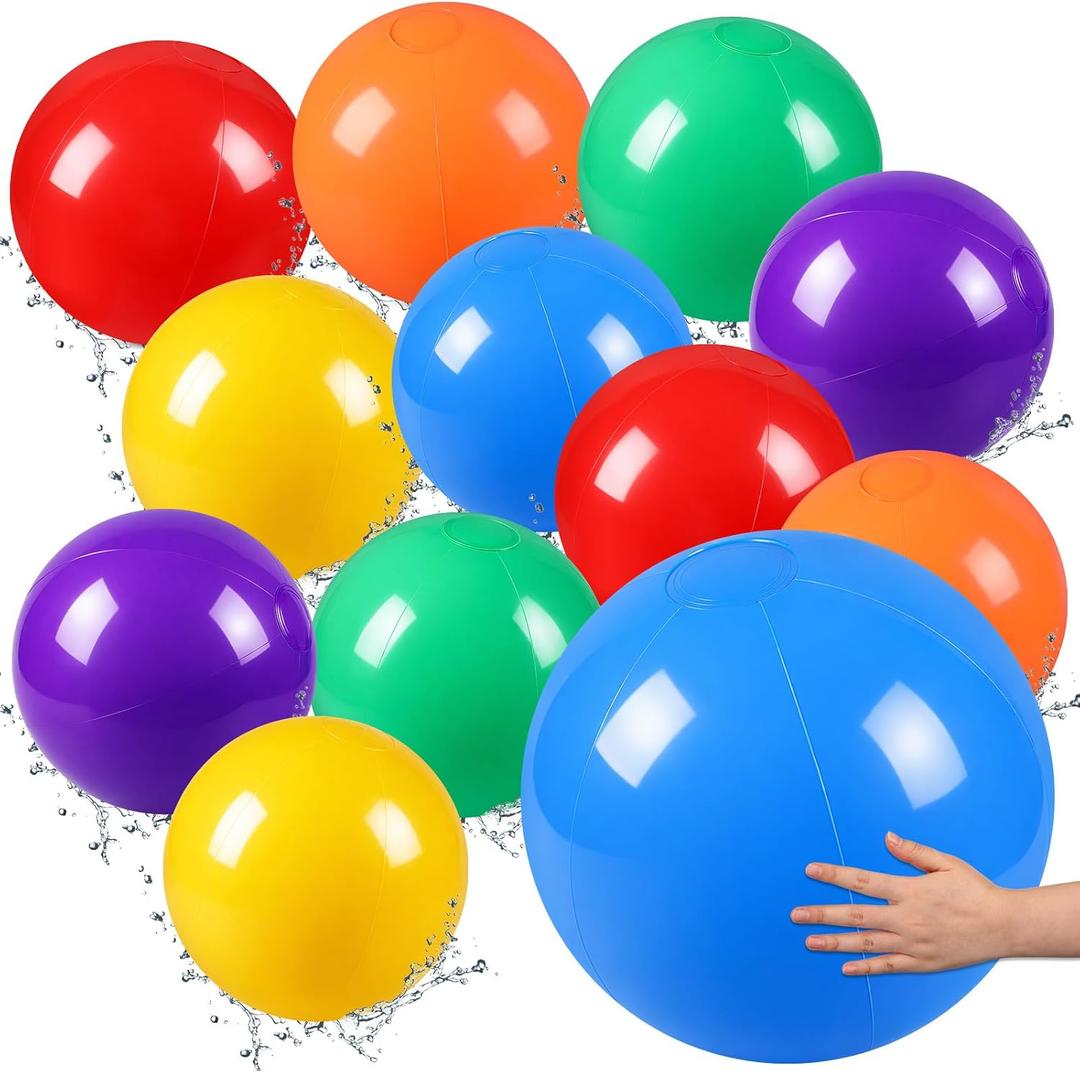12 Pcs Inflatable Beach Ball Disco Theme Party Decoration Inflatable Disco Ball for Summer Pool Indoor Outdoor Beach Sports Theme Decor Gift