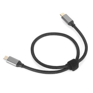 Keenso 100W USB C to USB Type C Male Cable for Fast Charging, High Strength Protection Core for Gaming Consoles, Convenient for Study and Work (50cm / 19.69in)