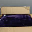 Andecor Soft Area Rug, 4x6 Purple Washable Rugs for Living Room Bedroom, Indoor Fluffy Carpets for Dorm Boys Girls Kids Room Nursery Home Decorations