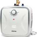 2.5 Gallon Hot Water Heater Electric - Compact Under Sink Instant Portable Mini Small Tank Hot Water with LED Display for RV Camper Kitchen Food Truck, 110V/120 volt, 1440W, Wall or Floor Mounted