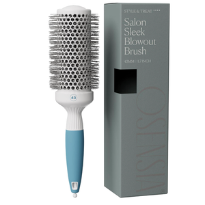Medium Round Brushing Brush  Ceramic Hair Brush for a Smooth Salon Style Look  Professional Brushing Brush Ideal for All Hair Types  43 mm