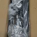 Frassie Heavy Duty Gaming Office Chair Metal Base Set Replace Part with Bottom Plate Stand Cylinder, 5 Wheels Bell Glides Replacement (Black)