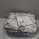 Washable Area Rugs 5'x7' Non-Slip Modern Abstract Soft for Living Room Entryway Bedroom Nursery, Print Pattern, Black Gray