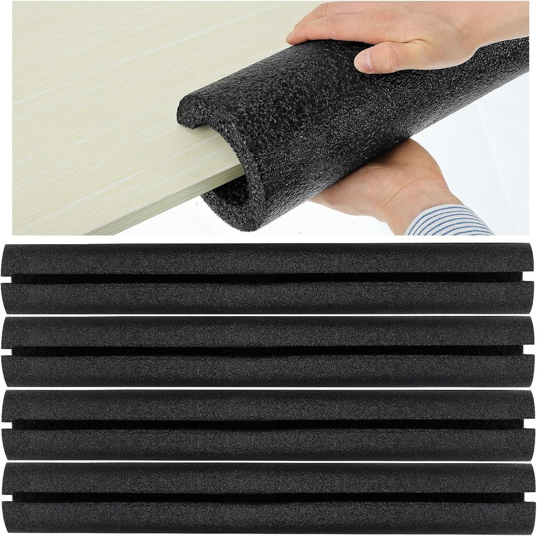4 Pack 40 inch x 4.1 Inch Inch Jumbo Pool Noodles, Large Pre Slit Clamp Foam Protection Foam Tube Swim Noodles Pool Noodles Bulk for Swimming Floating Craft Projects Padding Bumper