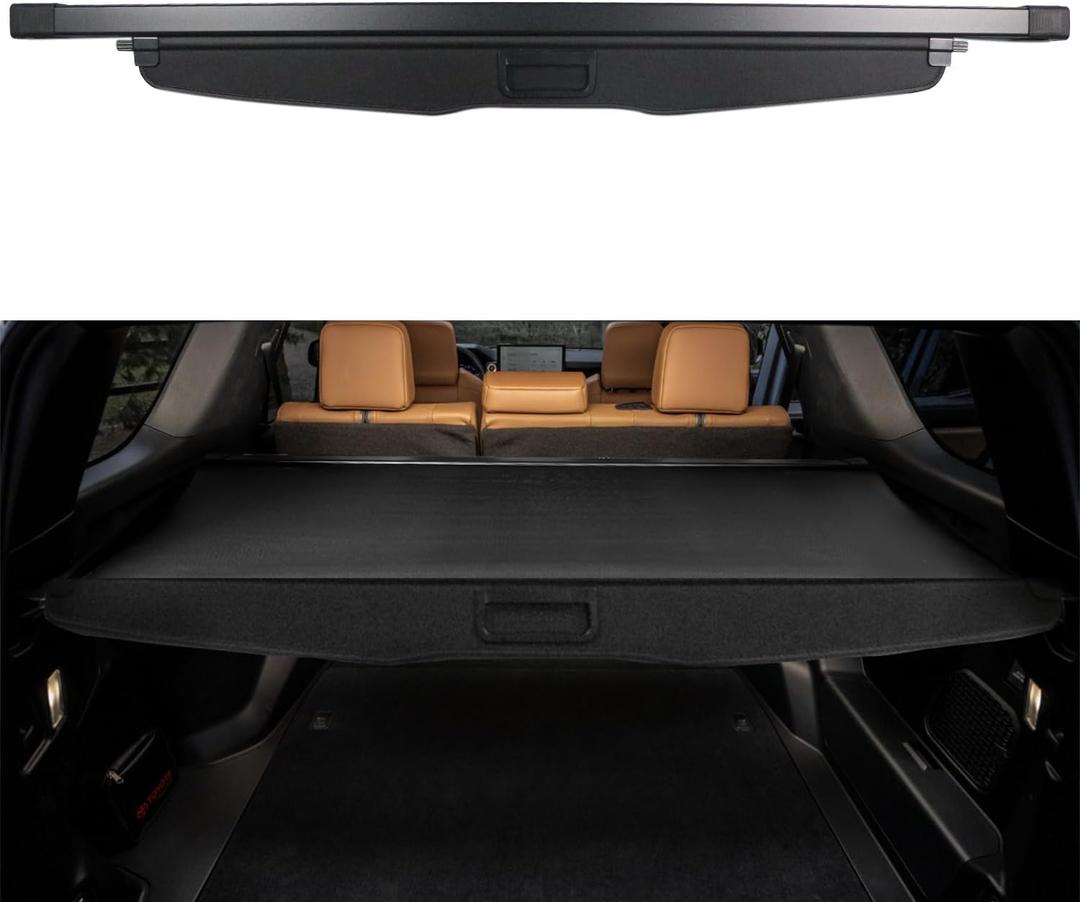 Cargo Cover for Toyota 4Runner Accessories 2025 2026 Black Rear Trunk Shade Cargo Cover