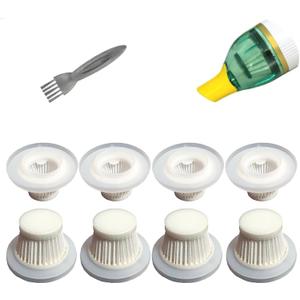 8 Pack Hepa Filters compatible with Compact Vacuum Cleaner as Seen on TV, Washable Filters Works with Compact Vacuum Cordless, Filters Compatible with Compact Vac. (Vacuum isn't included)