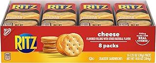 Nabisco Ritz Cracker Sandwiches, Cheese, 10.8 oz, Pack Of 2