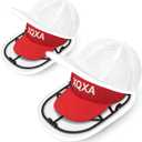 XQXA Hat Washer Cage with Mesh Bag – Baseball Cap Cleaner for Top-Load & Front-Load Washers, Structured Shaper for Adult/Youth Hats, Dishwasher Safe – 2-Pack (ASSY Required)