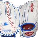 Rawlings | PLAYERS Series T-Ball & Youth Baseball Glove | Right Hand Throw | 9" | Baseball Theme
