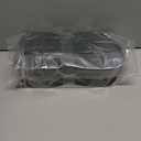 StangH Thermal Insulated Accordion Door Curtain for Closet and Kitchen, Noise Reducing Light Blocking Privacy Curtain for Bathroom with Tieback and Hooks, Classic Black, W50 x L80, 1 Panel