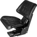 Universal Adjustable Black Tractor Suspension Seat for Massey Ferguson 230 231 234 234H 234S 235 240 245 250 254 255 Shock Absorbing Alloy Steel+PVC