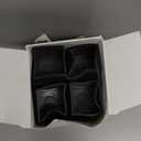 1-1/4" (32mm) Square Chair Leg Floor Protectors, Black Rubber Chair Leg Caps, Non-Slip Patio Furniture Feet Cap, PVC Chair Feet Covers for Hardwood Floors, Tables & Patio Furniture, 12pcs