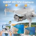 Naseto 1080P HD Foldable Drone with Camera for Adults & Kids, RC Quadcopter with One-Key Takeoff/Landing, Altitude Hold, Waypoint Flight, 360 Flip, 2 Batteries, Easy-to-Fly Gift for Boys and Girls