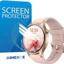 Screen Protector for AR-01 / GTX18 Smart Watch, TPU HD Protective Film Compatible for Fitpolo 1.3" Smartwatch/Compatible for aeac 1.32'' Smart Watch (6 PCS)