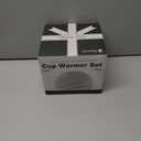 Coffee Mug Warmer & Kepwam Mug Set, 3 Temp Settings up to 167, Gravity Sensor & Light Display, Cup Warmer with 6H Auto Shut Off, Idealt Gift for Dad Mom, Beverage Warmer for Heats Coffee, Tea & More