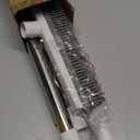 Nacena Rubber Broom, 2 in 1 Pet Hair Removal Broom with Squeegee 51-in Adjustable Long Handle Carpet Broom for Cleaning Carpet Hardwood Floor Tile Window, Grey & White