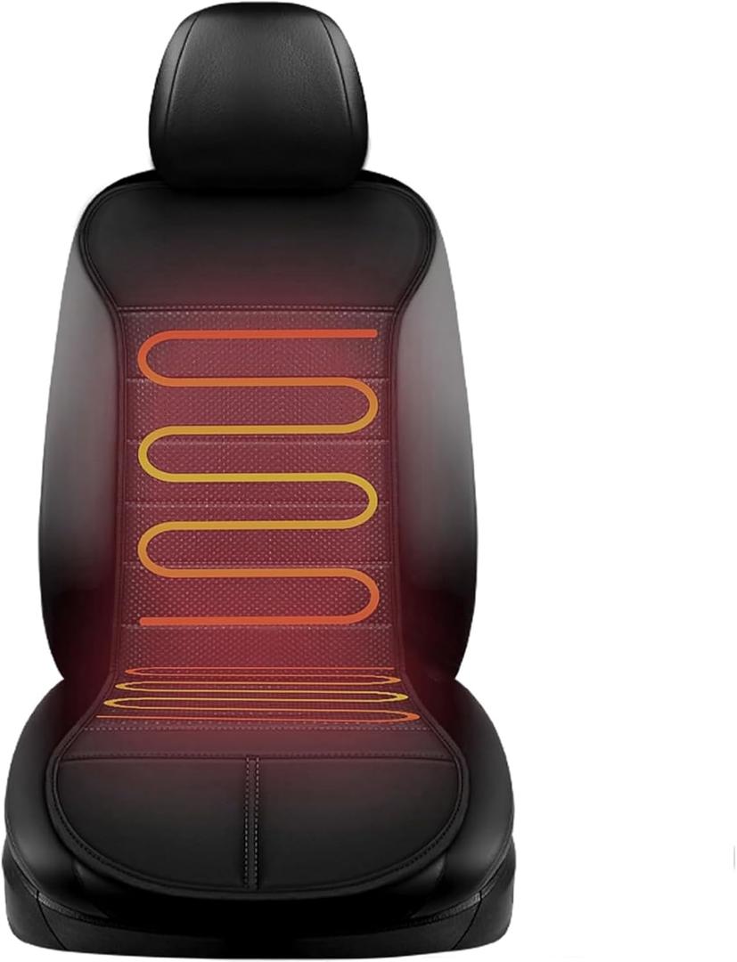 Universal Seat Cushion, Comfortable Seat Cover with Full Back Support in Winter (WARM-1PCS)