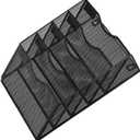 DOITOOL Modern Mesh Magazine Holder Wall-mounted File Rack Iron Office Storage Box