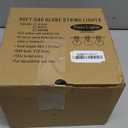 50Ft Christmas Light String Set, C7 Outdoor String Light Stringer, E12 Sockets 12" Spacing, Light Strand Spool for Backyard Xmas Tree Roofline Wedding Patio Event Lighting Decor, White Wire