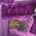 Dressystar 2025 Womens Velvet Cocktail Party Dresses Halter High Low Formal Wedding Guest Holiday Prom Dress for Women Grape, Large