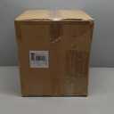 B FSOBEIIALEO Storage Ottoman Round Boucle Ottomans with Tray, Set of 2 Teddy Foot Rest Ottoman Cube with Storage for Living Room, Dark Grey 15"x15"x16.9"