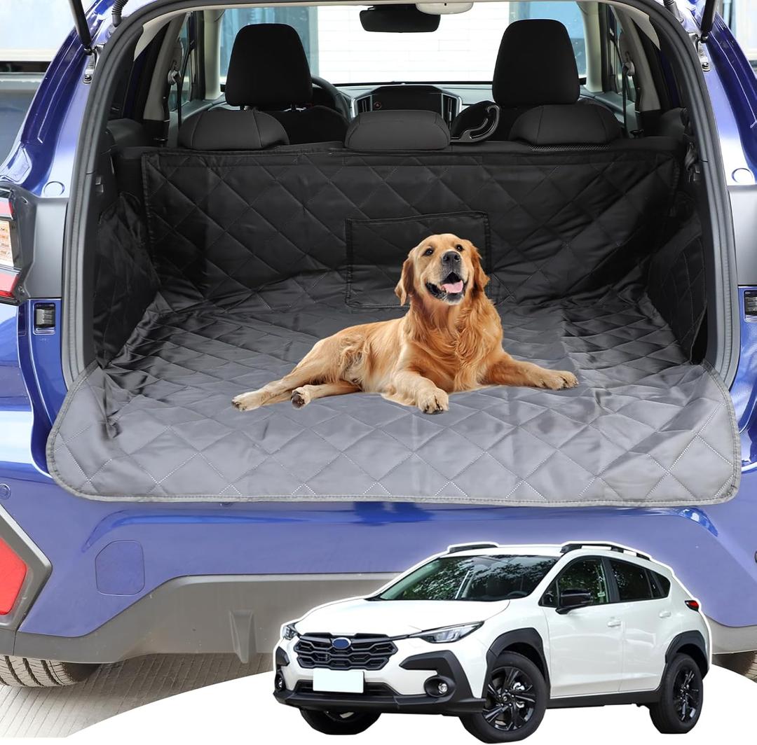 HAPPYHORSE Pet Dog Trunk Cargo Liner Compatible with Subaru Crosstrek 2024 2025Cargo Cover Waterproof and Non-Slip Dog seat Cover Cargo Liner Area Protector Cover (Subaru Crosstrek 2024 2025 (A))