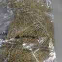 Sea Team 24-Pack Artificial Glitter Pine Tree Twig Ornaments, Decorative Sticks, Glittery Stems, Picks, Branches for Christmas Tree, Small Vase, Holiday, Wedding, Party (14 Inches, Gold)